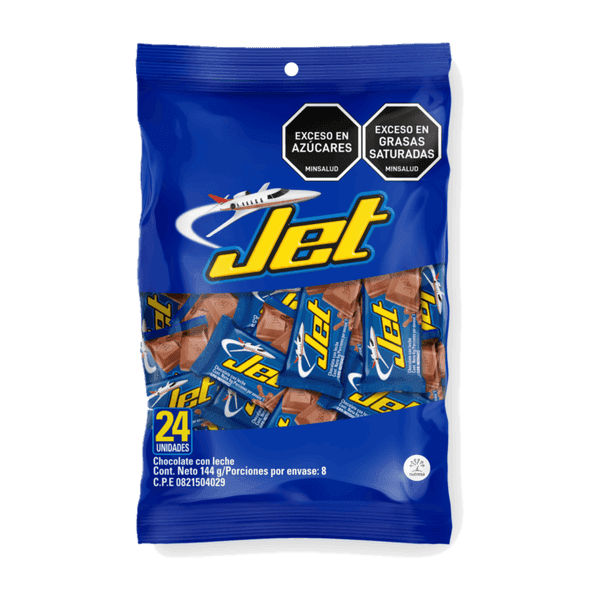 Chocolatina Jet mini (unidad): La chocolatina de la infancia colombiana, en su tamaño mini y surtida.