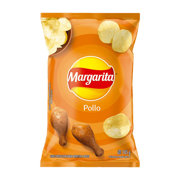 Papas Margarita de Pollo: Las papas colombianas sabor pollo. No existe nada igual en México.